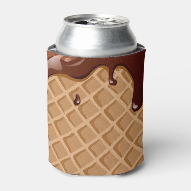 Porta-lata Fudge Waffle Cone (Can Front)
