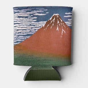 Porta-lata Fuji Vermelha, Vulcão Aka Fujiyama Katsushika Hoku