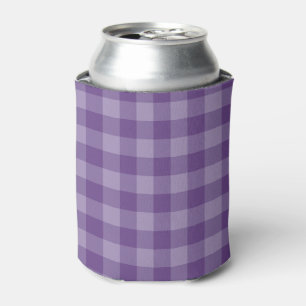 Porta-lata Fundo checkered violeta