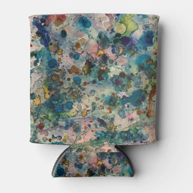 Porta-lata Funky Abstrato (Frente)