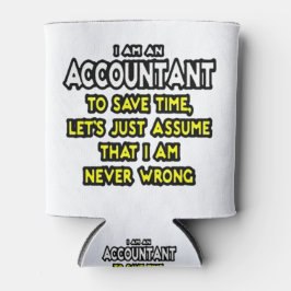 Porta-lata Funny Accountant Gift Ideas Can Cooler