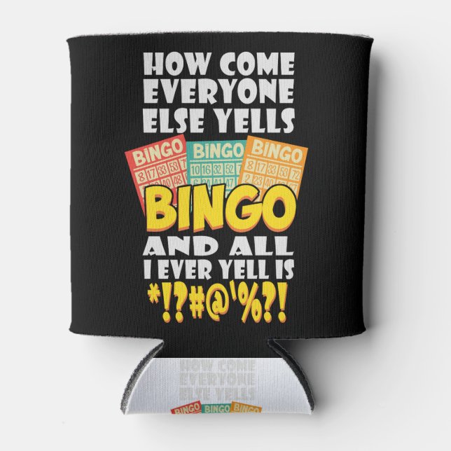 Porta-lata Funny Bingo Player Gift (Frente)