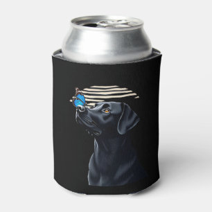 Porta-lata Funny Black Labrador Retriever Lab Proprietário De