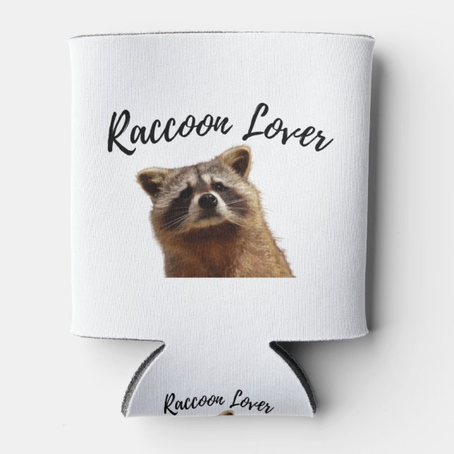 Porta-lata Funny Raccoon (Frente)