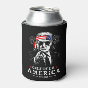 Porta-lata Funny Trump Golfo Dos EUA 2025 4 De Julho
