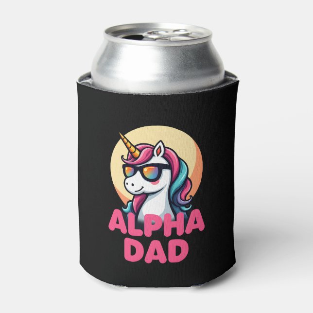 Porta-lata Funny Unicorn Dad Laufey Men Father's Day Christma (Can Front)