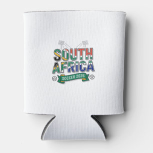 Porta-lata Futebol da África do Sul 2026 Futebol Bold Tipogra