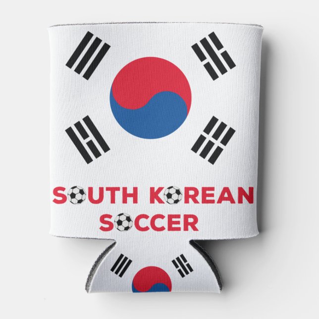 Porta-lata Futebol da Coreia do Sul (Frente)
