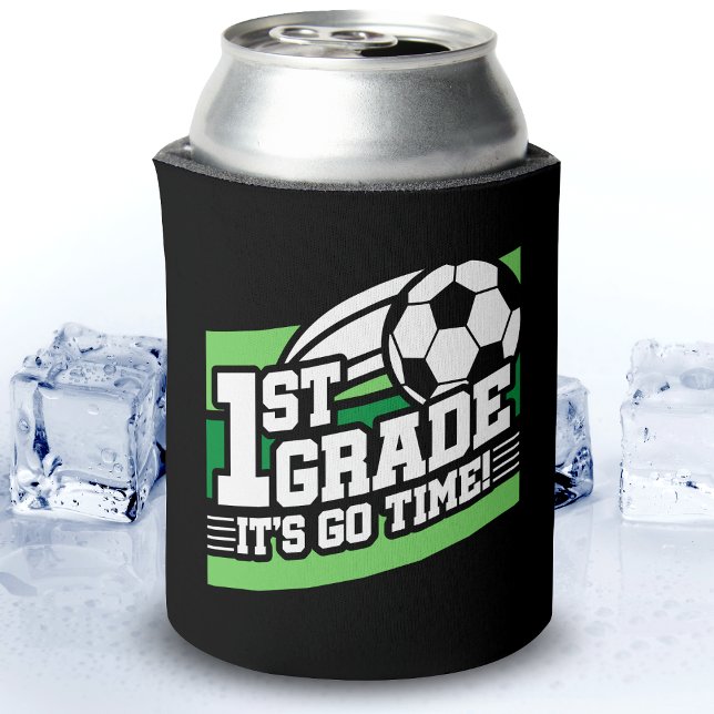 Porta-lata Futebol Da rua De Futebol No Primeiro Dia De Volta (Criador carregado)