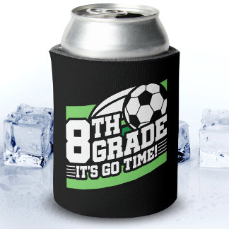 Porta-lata Futebol do 8º ano de futebol 1º dia de volta à esc