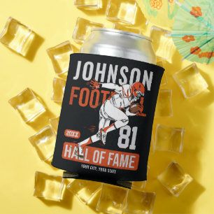 Porta-lata Futebol personalizado JOGADOR Número da EQUIPA Des
