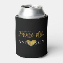 Futura Sra. Gold Foil Bride Pode Arrefecer