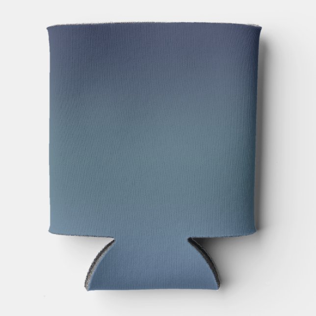 Porta-lata Galáxia de Aquarela marinho azul moderna (Frente)