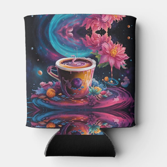Porta-lata Galaxy Garden Coffee Art (Traseira)