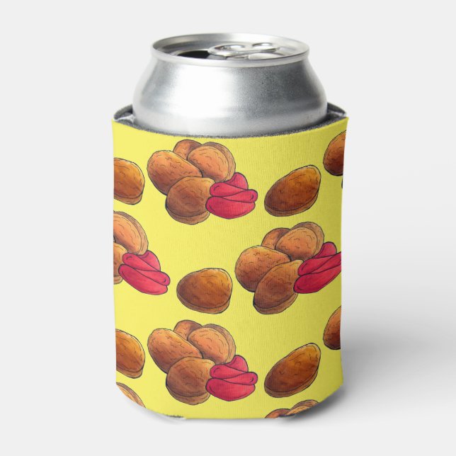 Porta-lata Galinhas Nuggets com Ketchup Comida Foodie (Can Front)