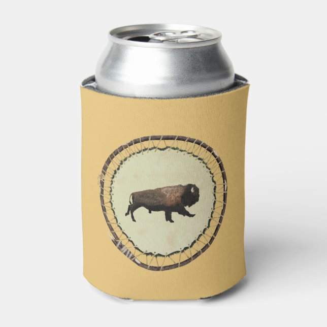 Porta-lata Galloping Bison (Can Front)