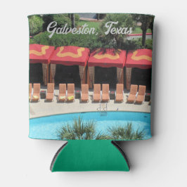 Porta-lata Galveston, Texas - Hotel San Luis Sundeck -