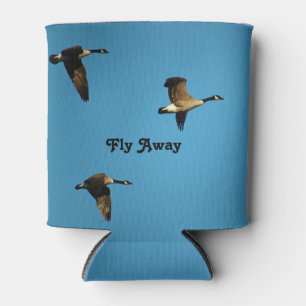 Porta-lata Gansos canadenses em voo