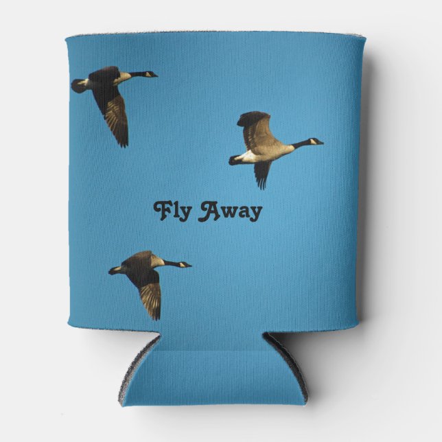 Porta-lata Gansos canadenses em voo (Frente)