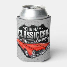 Porta-lata Garagem Clássica Convertível 1966 Personalizada