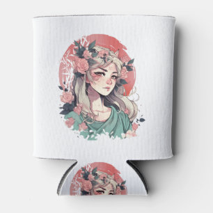 Porta-lata Garota Anime Fofa