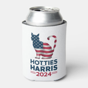 Porta-lata Gatas Para Harris 2024 Senhoras de Gatos Kamala Ha