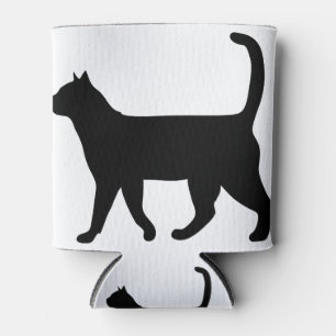 Porta-lata Gato Animal, A Silhueta, Com Exceção Do Gato Dom