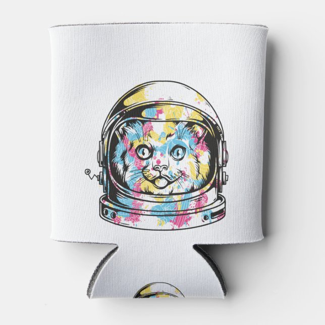Porta-lata Gato astronauta Fofo (Frente)