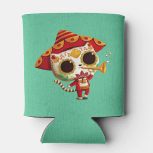 Porta-lata Gato bonito do mariachi mexicano do EL