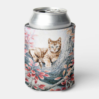 Porta-lata Gato de Gato Chinês na Árvore