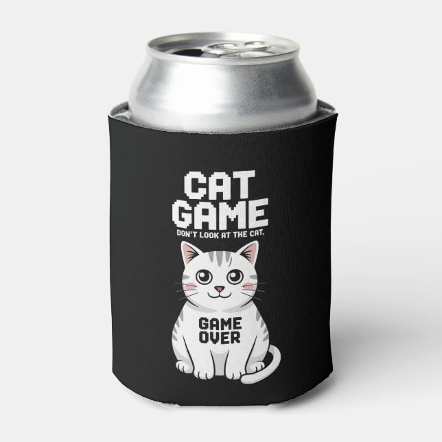 Porta-lata Gato De Gato Não Olhe Para O Gato Sobre Engraçado (Can Front)