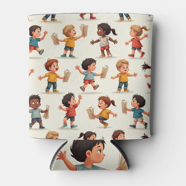 Porta-lata Gato de lata bonito (Frente)