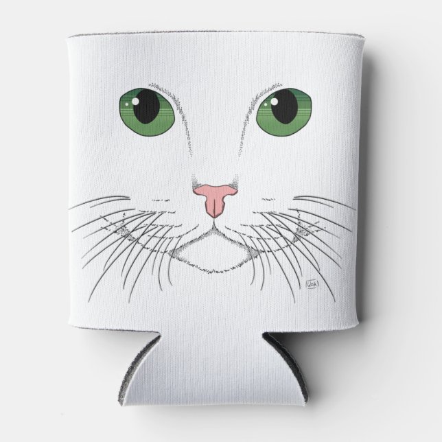 Porta-lata Gato De Olho Verde Mais Frio (Frente)