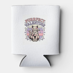 Porta-lata Gato de São Valentim Perfeito Amor Vintage Vect