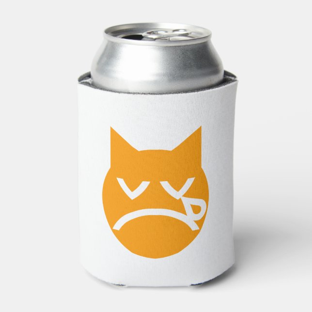 Porta-lata Gato Emoji Chorando (Can Front)