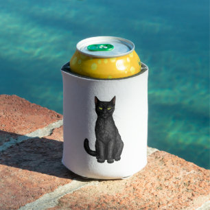 Porta-lata Gato negro
