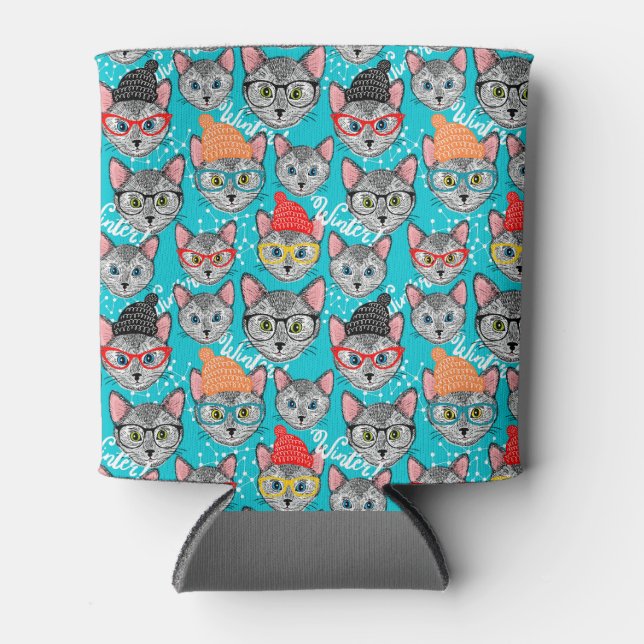 Porta-lata Gato no chapéu (Frente)