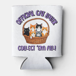 Porta-lata Gato Oficial Lover - Coletar "Em Todos"