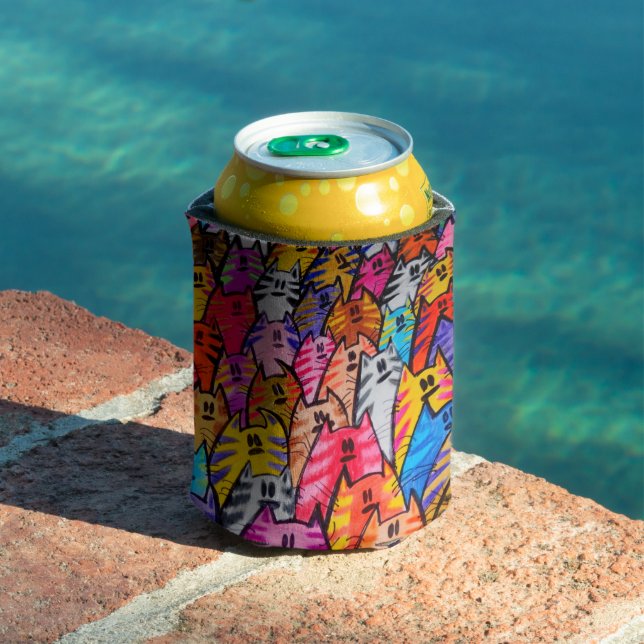 Porta-lata Gatos 05 podem arrefecer (Piscina in situ)