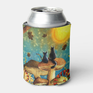 Porta-lata Gatos De Cogumelo