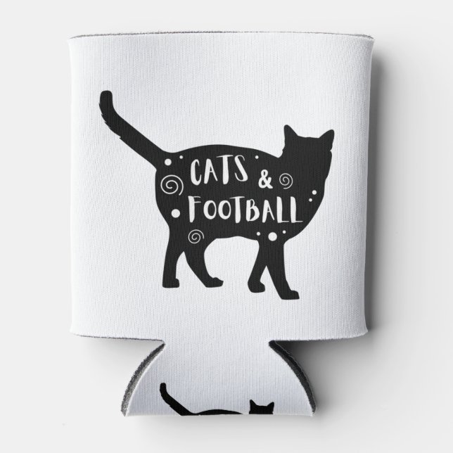 Porta-lata Gatos e Futebol (Frente)