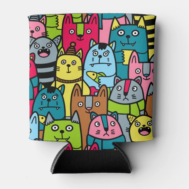 Porta-lata Gatos e gatinhos (Frente)