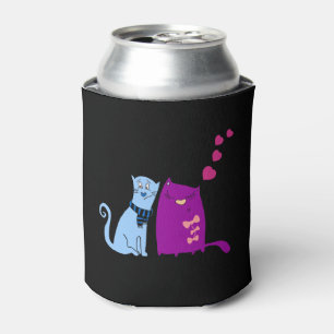 Porta-lata Gatos fofos amam design