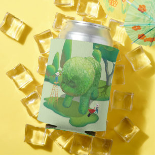 Porta-lata Gatos-jardineiros e animais verdes