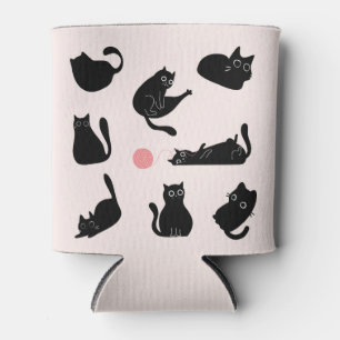Porta-lata Gatos Pretos bobos