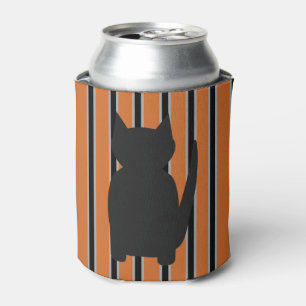Porta-lata Gatos Pretos do Halloween, Rico e divertidos