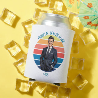 Porta-lata Gavin Newsom | Vintage #48