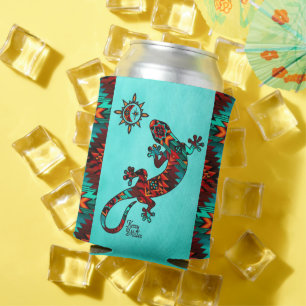 Porta-lata Gecko Lizard E Sun Conseguem Resfriar