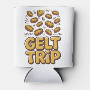 Porta-lata Gelt Trip Funny Hanukkah Judeu Cultura Hebraica