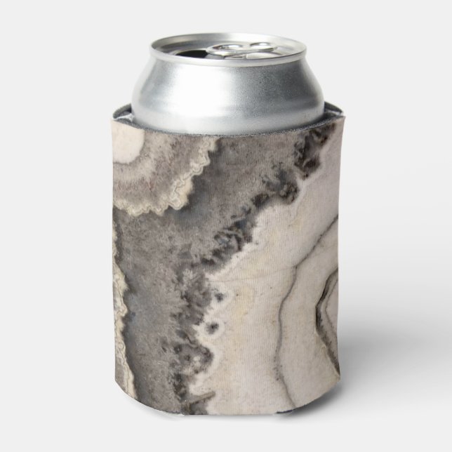 Porta-lata Gemstone preto de granito cinza (Can Front)